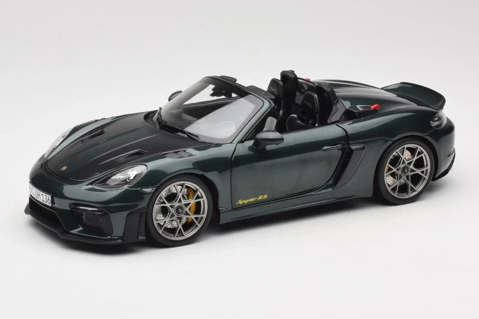 NOREV PORSCHE 718 SPYDER RS WEISSACH PACK FORREST GREEN 1:18