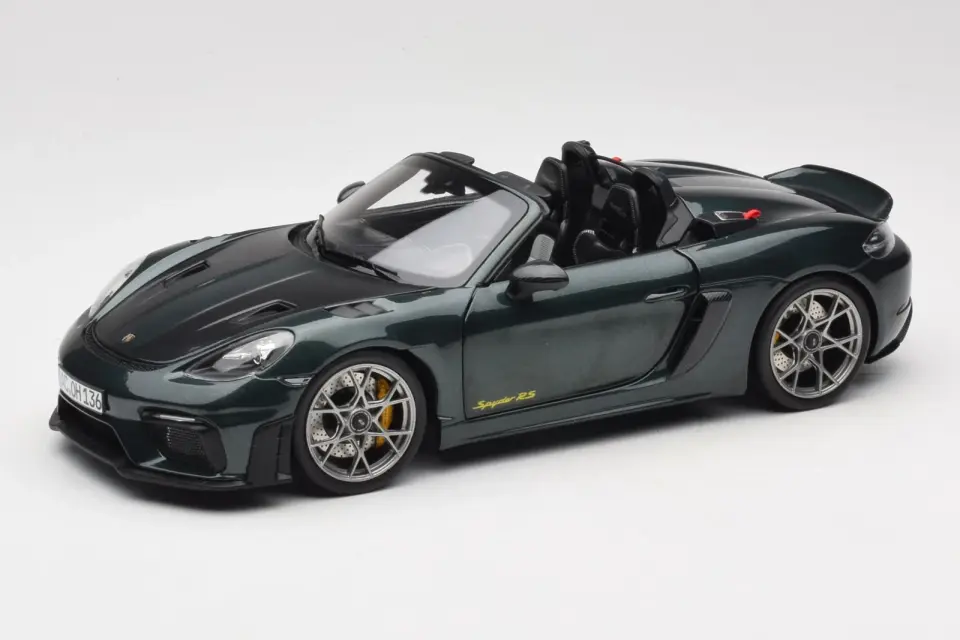 NOREV PORSCHE 718 SPYDER RS WEISSACH PACK FORREST GREEN 1:18