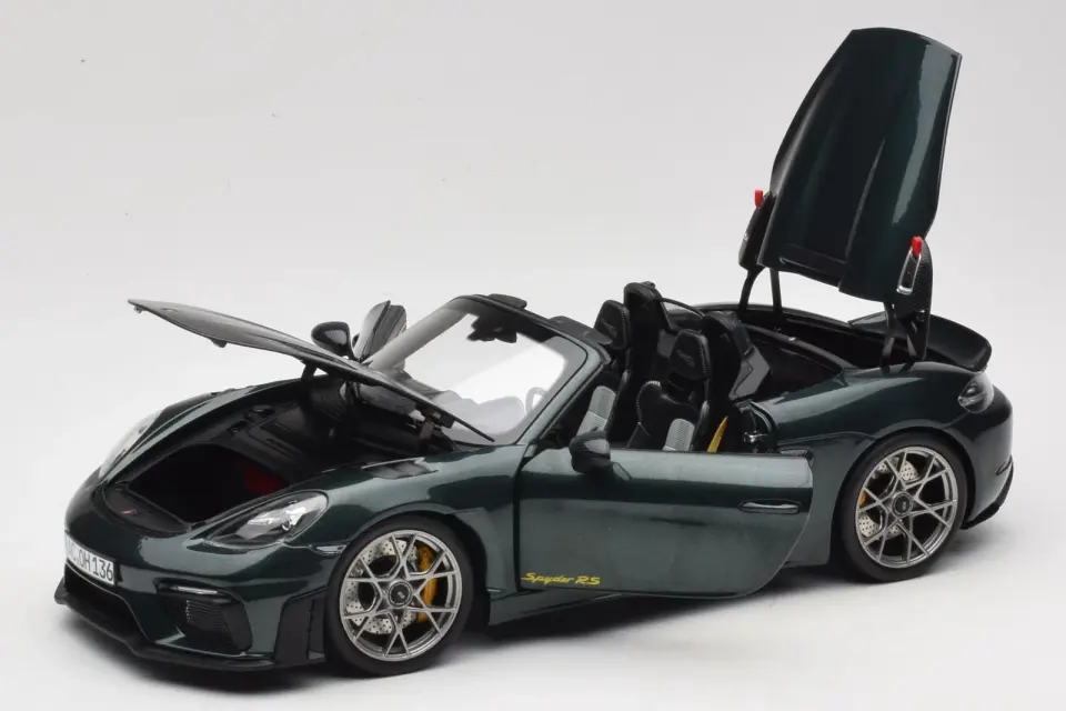 NOREV PORSCHE 718 SPYDER RS WEISSACH PACK FORREST GREEN 1:18