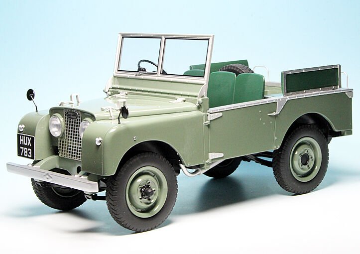 1:12 Land Rover 80 RHD - green - open version