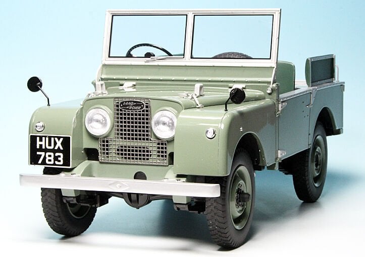 1:12 Land Rover 80 RHD - green - open version