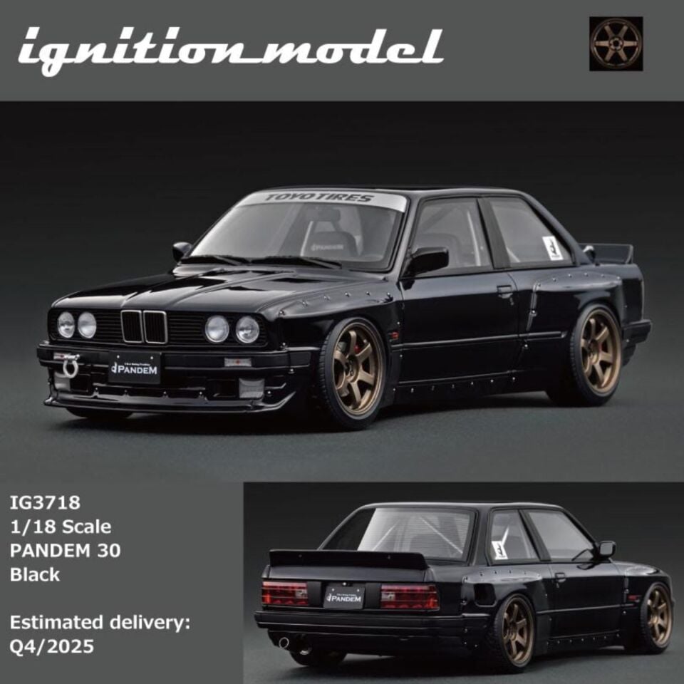 Ignition Model 1:18 PANDEM 30 Black IG3718