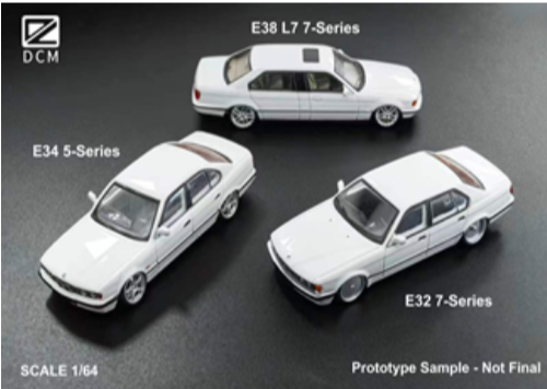 DCM MODEL 3'LÜ BMW SET 1:64 (DCM-640005)
