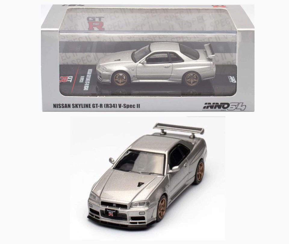 INNO 64 NISSAN SKYLINE GT-R R34 V-SPEC II 1:64