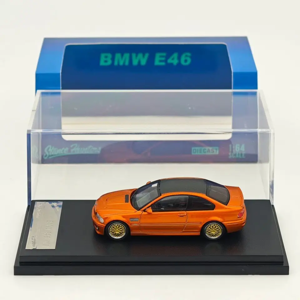 STANCE HUNTERS BMW E46 M3 ORANGE 1:64