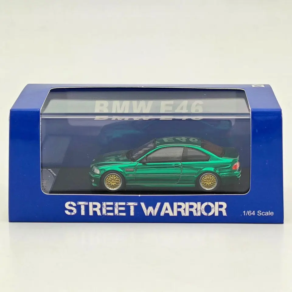STREET WARIOR BMW E46 M3 GREEN 1:64
