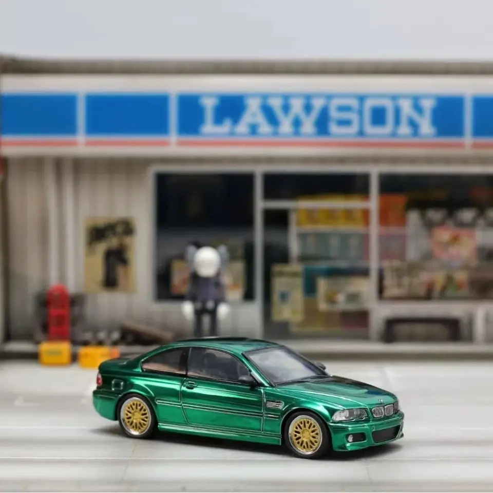 STREET WARIOR BMW E46 M3 GREEN 1:64