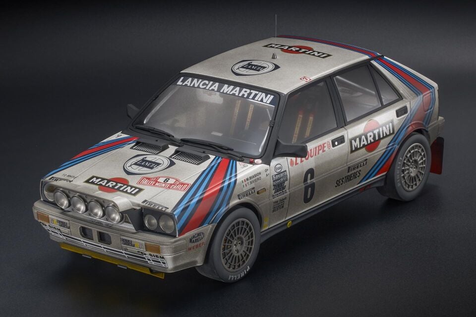 1/12 TOPMARQUES Lancia Delta HF 4WD #6 Winner Rallye Monte Carlo 1987