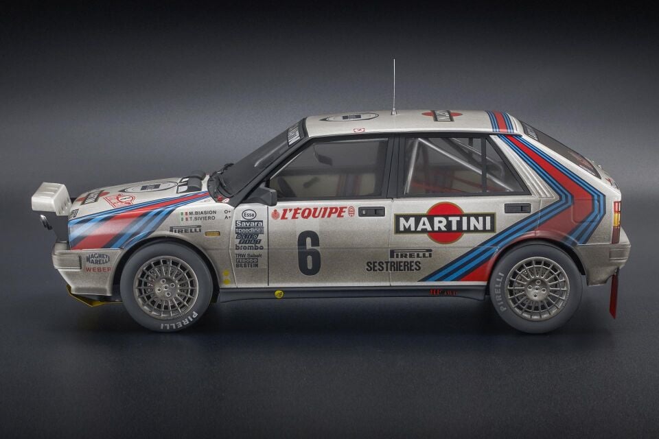 1/12 TOPMARQUES Lancia Delta HF 4WD #6 Winner Rallye Monte Carlo 1987