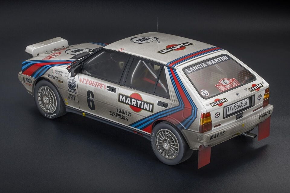1/12 TOPMARQUES Lancia Delta HF 4WD #6 Winner Rallye Monte Carlo 1987