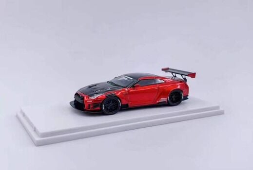 RR MODEL NISSAN GTR R35 LIBERTY WALK RED 1:64