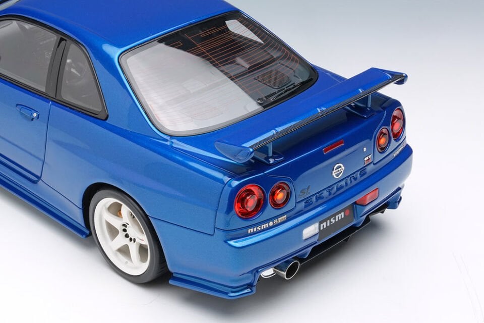 MAKE UP 1:18 NİSSAN SKYLİNE GT-R BNR34  NİSMO (LİMİTED 120 Pcs )