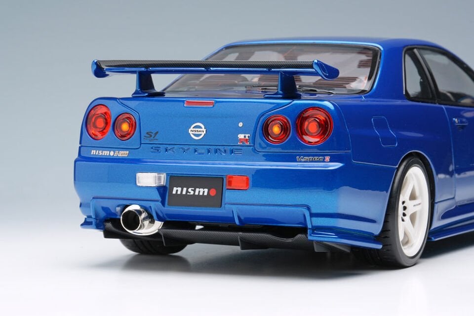MAKE UP 1:18 NİSSAN SKYLİNE GT-R BNR34  NİSMO (LİMİTED 120 Pcs )