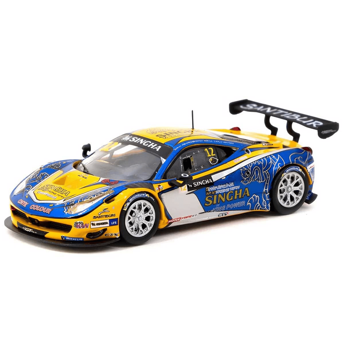 IXO TARMAC FERRARI 458 ITALIA GT3 FT ASIA 2016 1:64