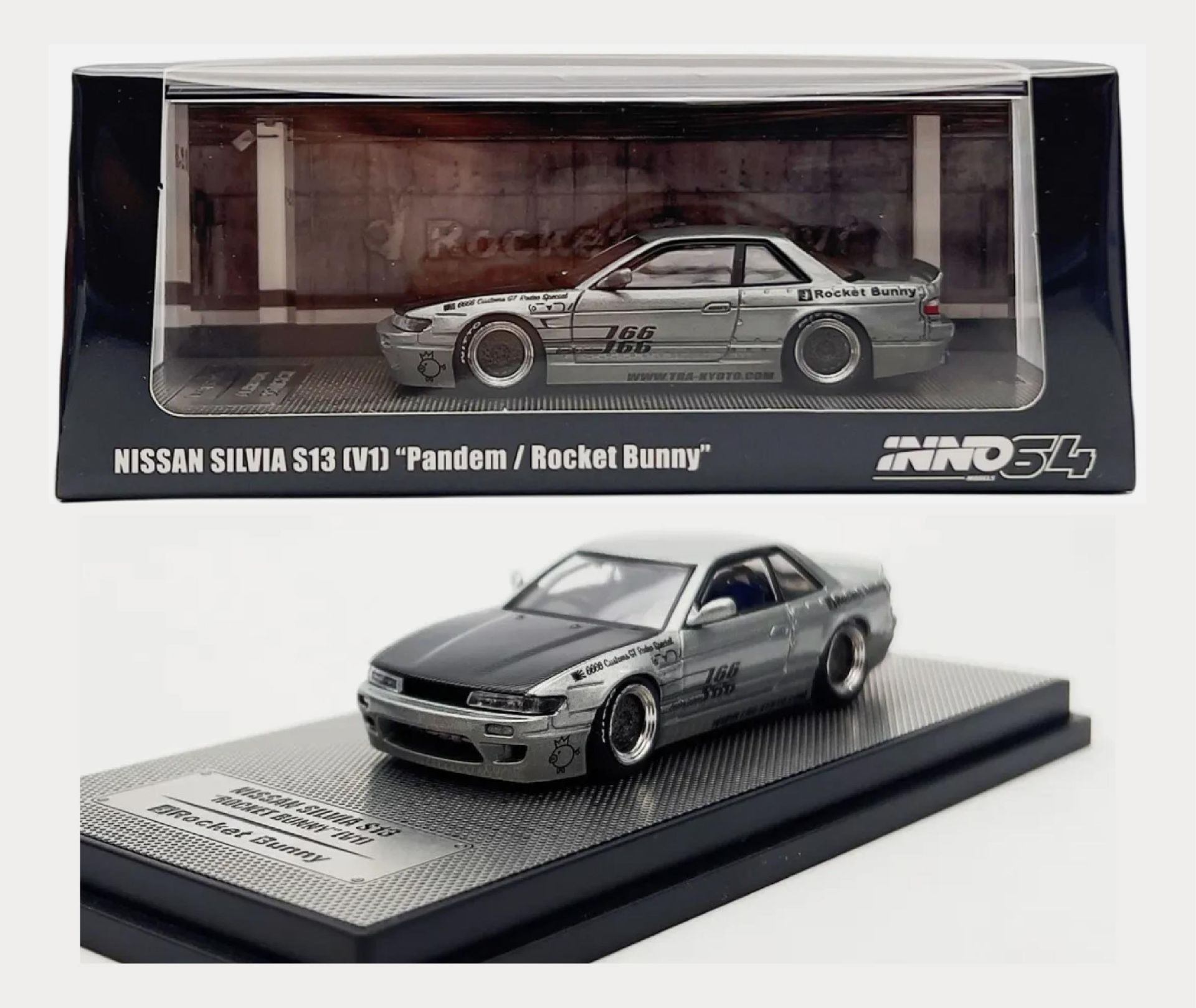 INNO 64 NISSAN SILVIA S13 (V1) PANDEM ROCKET BUNNY 1:64