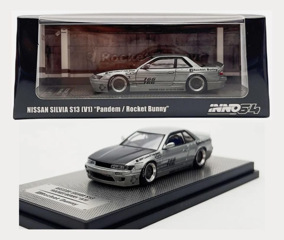 INNO 64 NISSAN SILVIA S13 (V1) PANDEM ROCKET BUNNY 1:64
