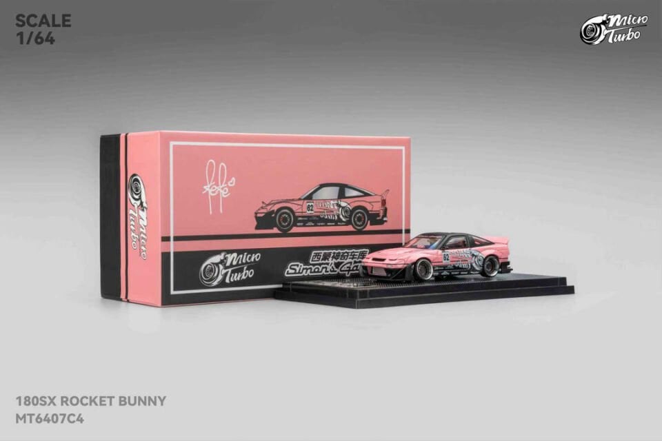 Micro Turbo 180SX Rocket Bunny SIMON'S GARAGE CUSTOM TOW TRUCK