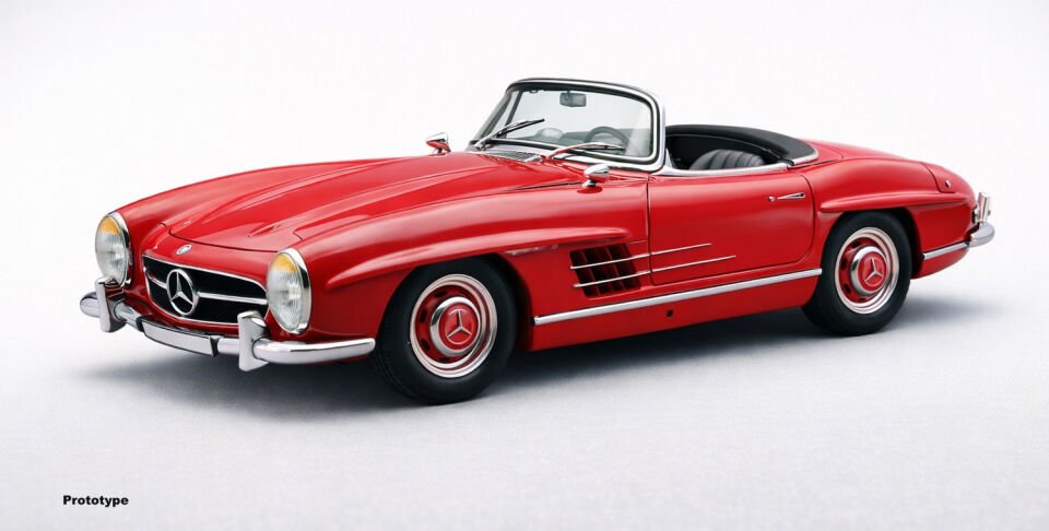 1:18 CMC Mercedes Benz 300 SL W198 Roadster Open