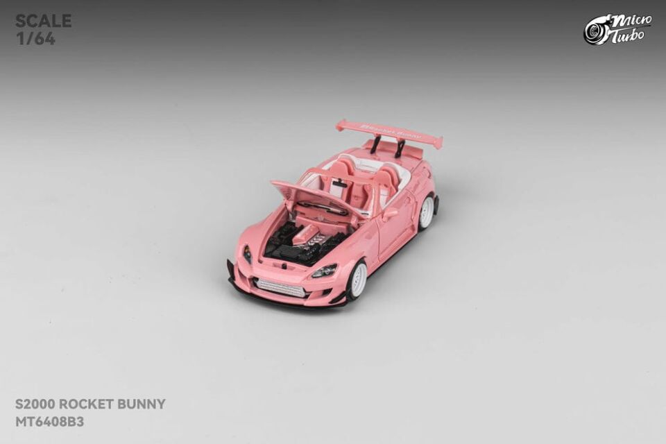 1/64 micro turbo Honda S2000 race car,  *valentine*, pink