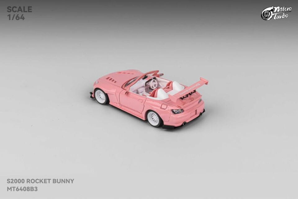 1/64 micro turbo Honda S2000 race car,  *valentine*, pink