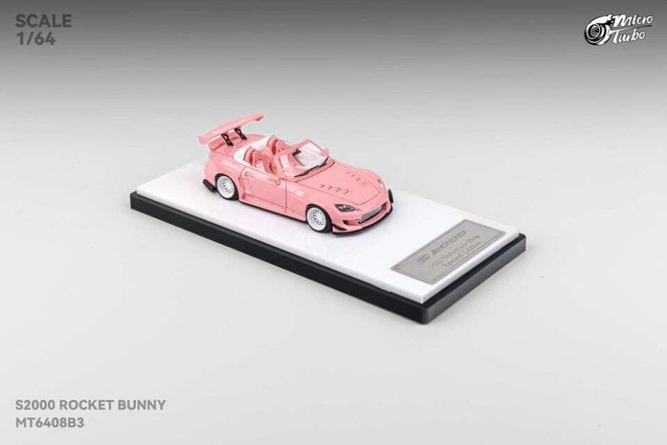 1/64 micro turbo Honda S2000 race car,  *valentine*, pink