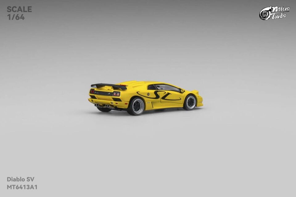 1/64 custom diablo sv, metallic yellow
