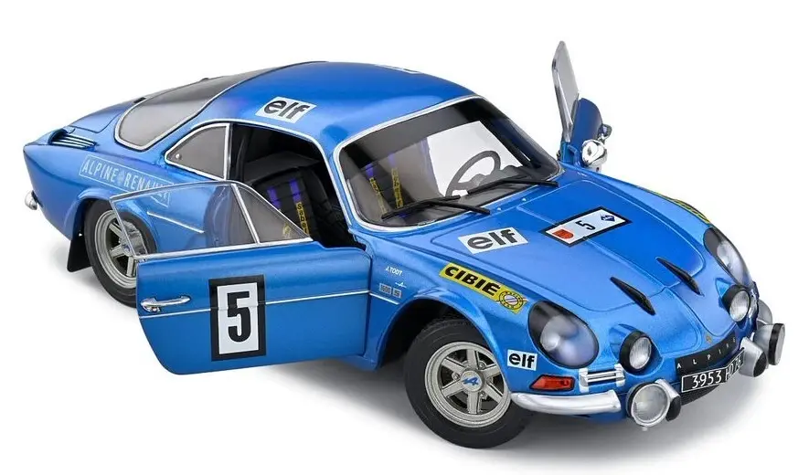 SOLIDO ALPINE A110 1600S OLYMPIA RALLY 1972 1:18