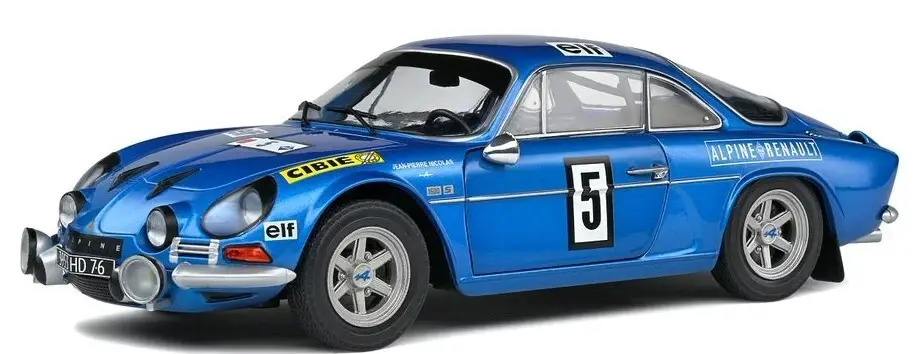 SOLIDO ALPINE A110 1600S OLYMPIA RALLY 1972 1:18