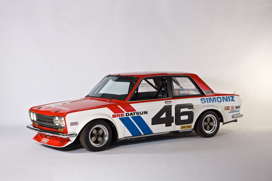 /64 1971 bre datsun 510 #46 john morton trans-am 2.5 championship, white/red/blue