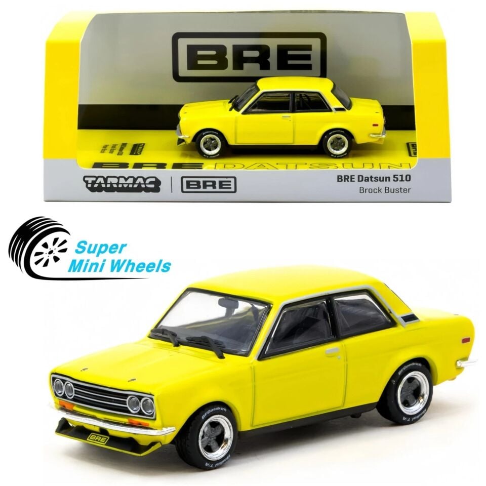 Tarmac Works Tarmac Works 1/64 BRE Datsun 510 Brock Buster Peter Brock – USA Special Edition -