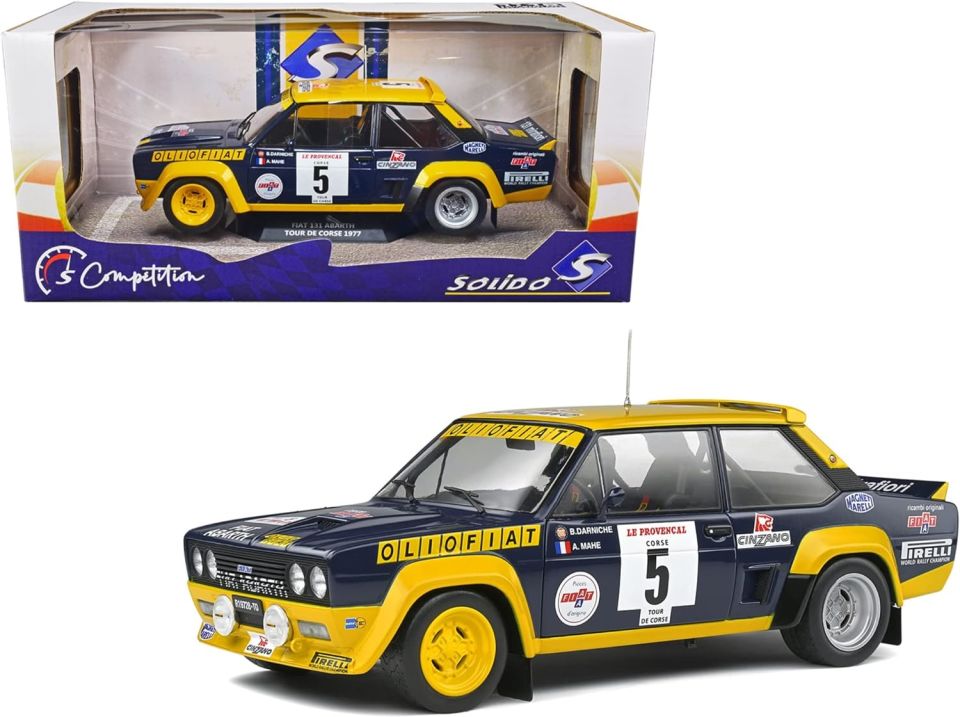 SOLIDO FIAT 131 ABARTH TOUR DE CORSE 1977 1:18 (S1806003)