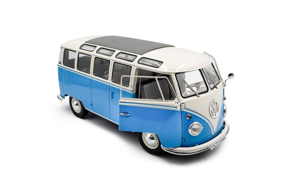 SOLIDO VOLKSWAGEN T1 SAMBA MAVİ 1:18