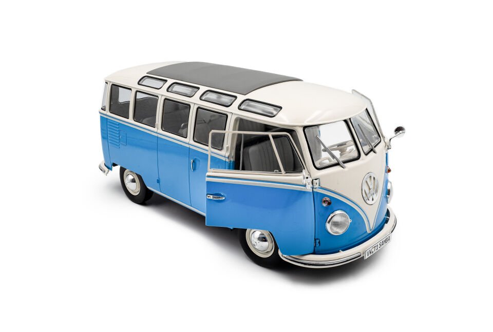 SOLIDO VOLKSWAGEN T1 SAMBA MAVİ 1:18