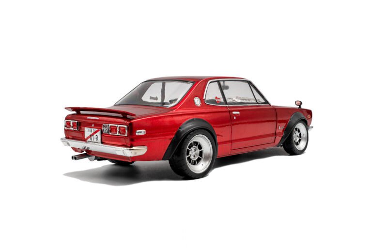 SOLIDO Nissan Skyline (C10) Hakosuka SOLIDO WORKS – Red Metallic – 1970