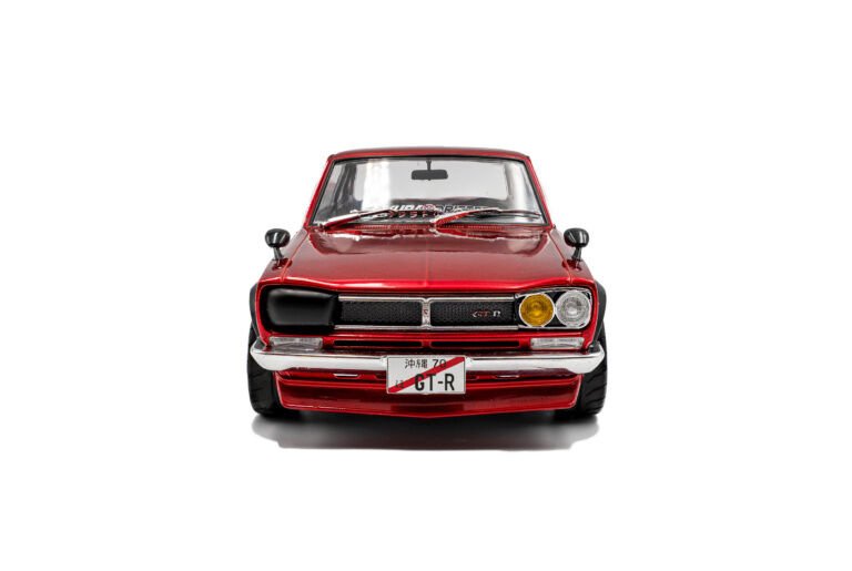 SOLIDO Nissan Skyline (C10) Hakosuka SOLIDO WORKS – Red Metallic – 1970