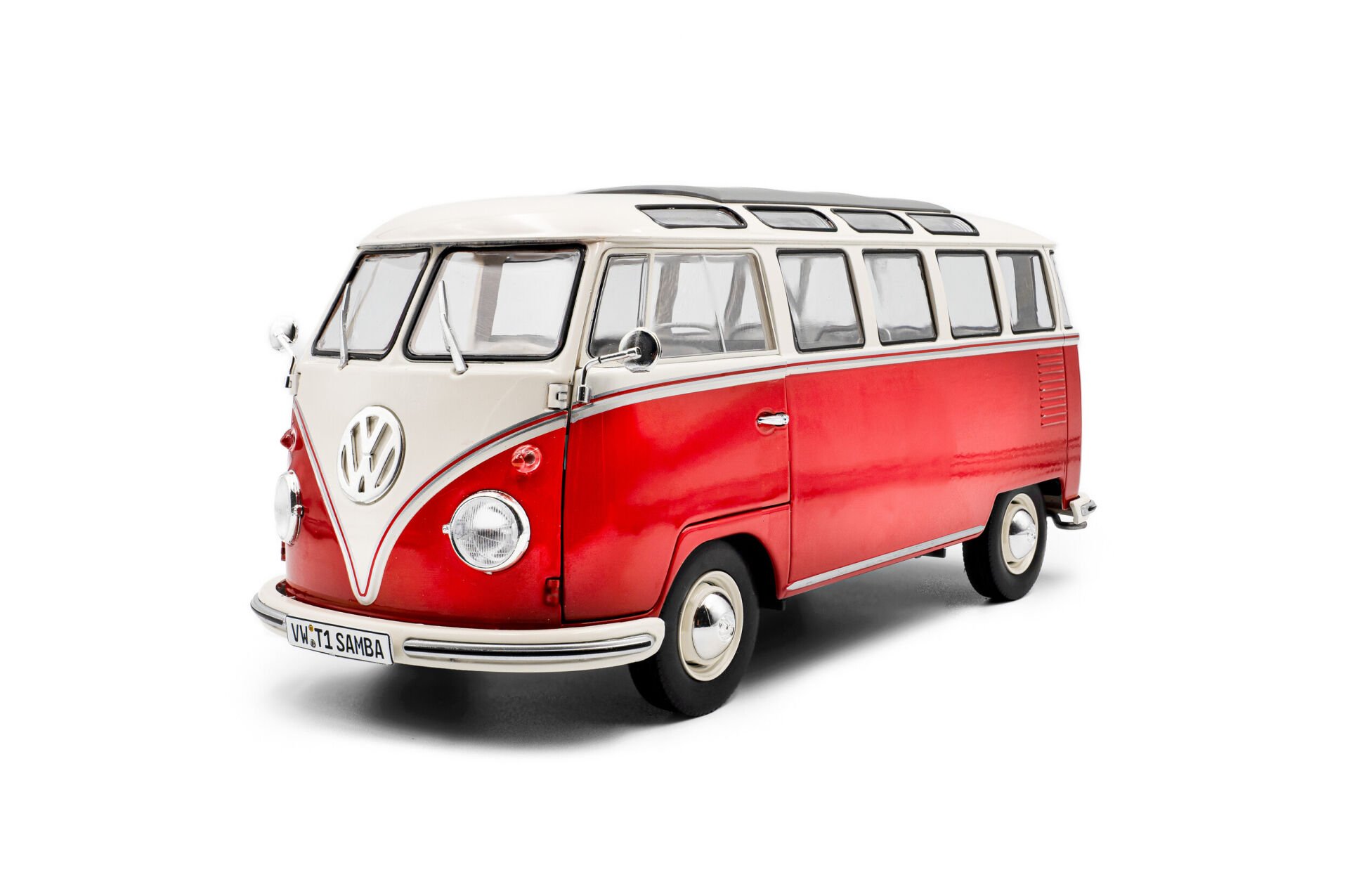 SOLIDO VOLKSWAGEN T1 SAMBA KIRMIZI 1:18