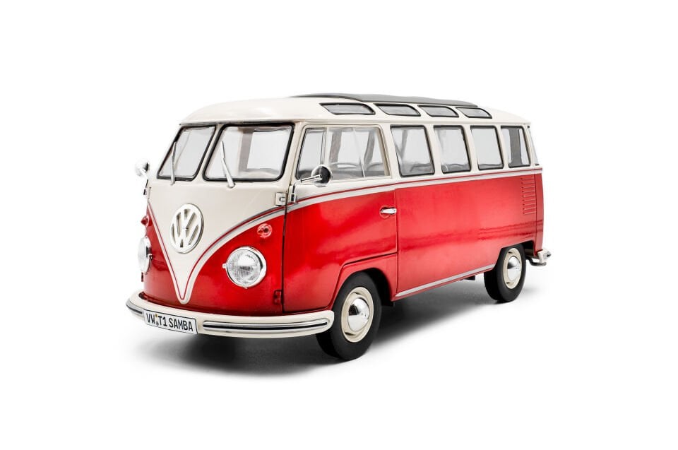 SOLIDO VOLKSWAGEN T1 SAMBA KIRMIZI 1:18