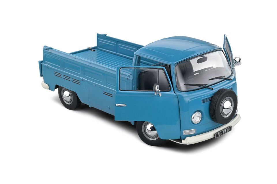 SOLIDO VOLKSWAGEN T2 PICK UP MAVİ 1:18