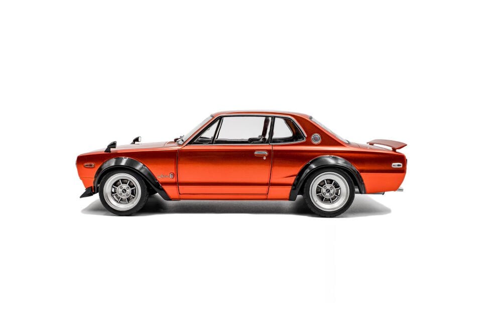 SOLIDO Nissan Skyline (C10) Hakosuka SOLIDO WORKS – orange metallic – 1970 S1813003