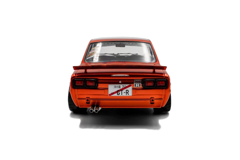 SOLIDO Nissan Skyline (C10) Hakosuka SOLIDO WORKS – orange metallic – 1970 S1813003