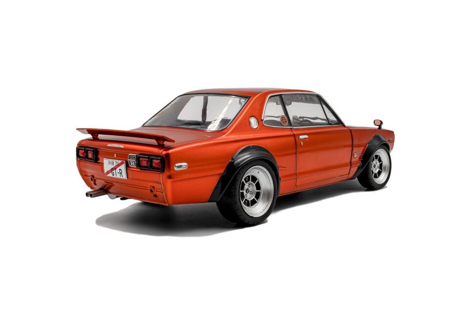 SOLIDO Nissan Skyline (C10) Hakosuka SOLIDO WORKS – orange metallic – 1970 S1813003