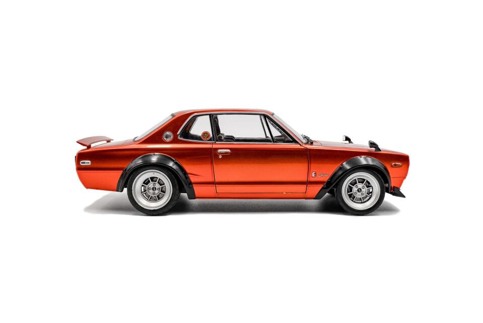 SOLIDO Nissan Skyline (C10) Hakosuka SOLIDO WORKS – orange metallic – 1970 S1813003