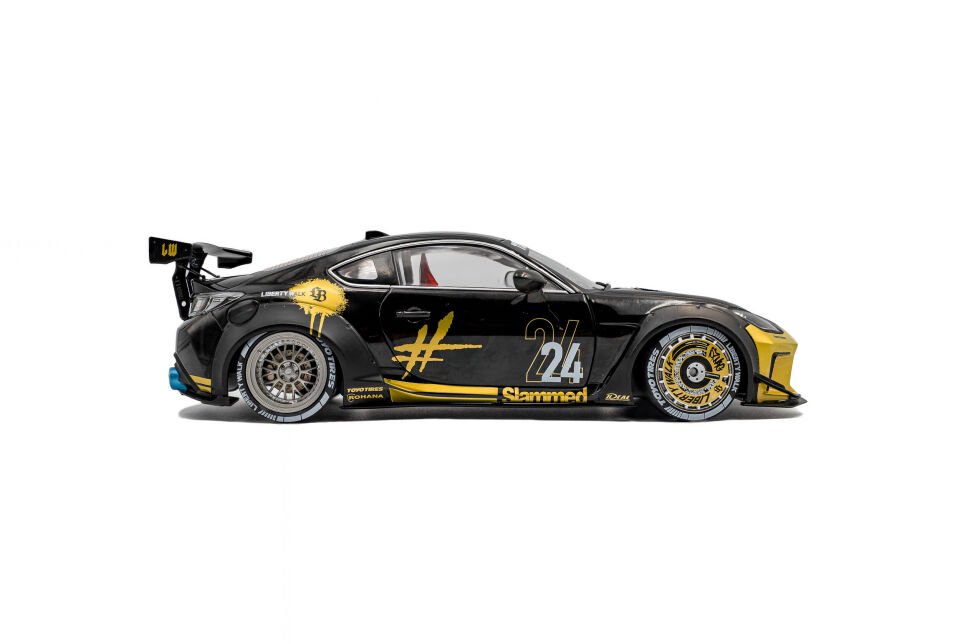 SOLIDO Toyota GR86 Liberty Walk Gövde Kiti – SİYAH & ALTIN ​​– 2024  S1813603