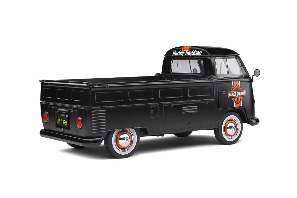 SOLIDO VOLKSWAGEN T1 PICK UP HARLEY-DAVIDSON 1:18