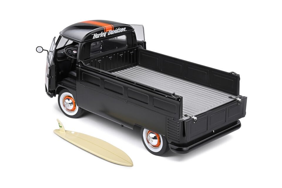 SOLIDO VOLKSWAGEN T1 PICK UP HARLEY-DAVIDSON 1:18
