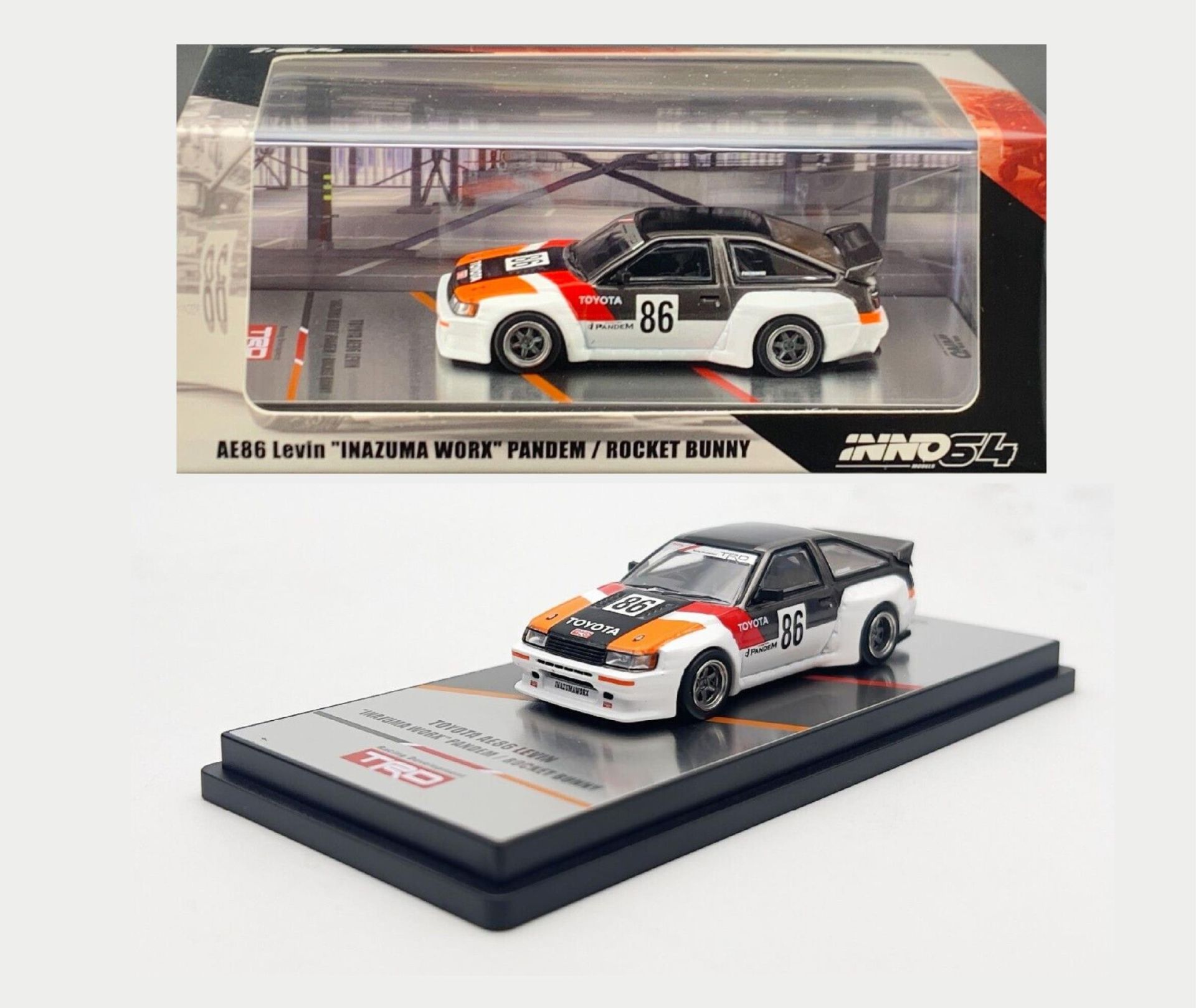 INNO 64 AE86 LEVİN INAZUMA WORX PANDEM ROCKET BUNNY 1:64