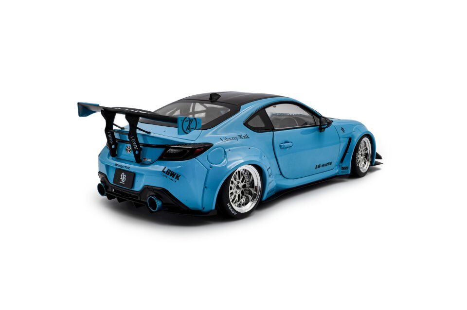 SOLIDO TOYOTA GR86 LIBERTY WORK BODY KIT MAVİ 1:18