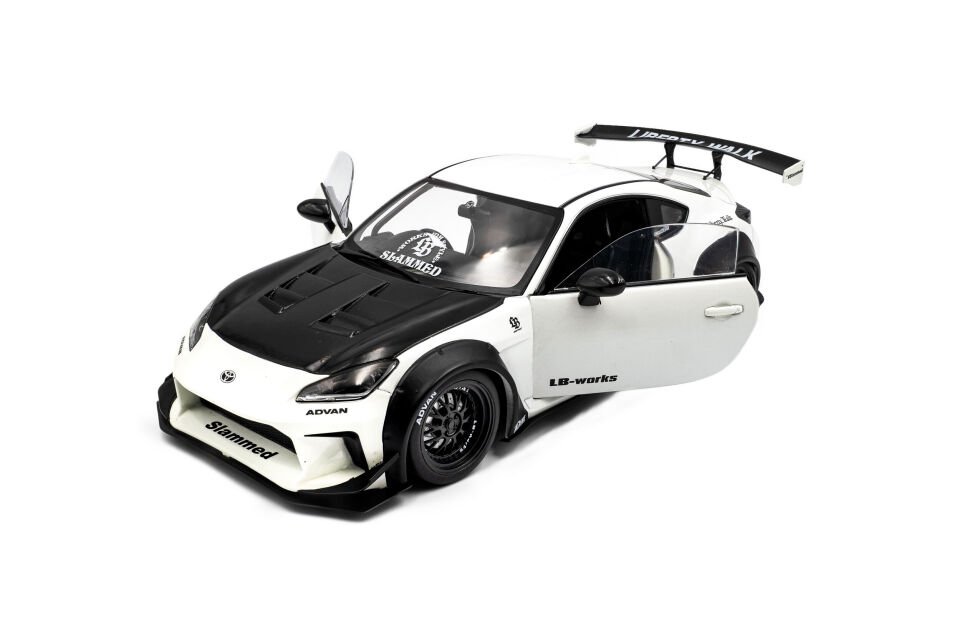 SOLIDO TOYOTA GR86 LIBERTY WORK BODY KIT BEYAZ 1:18