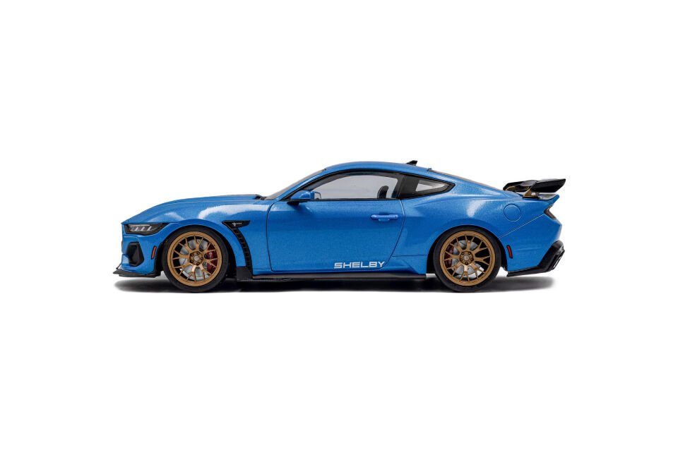 SOLIDO Shelby Mustang SUPER SNAKE – Grabber Blue Metallic – 2025 S1813802