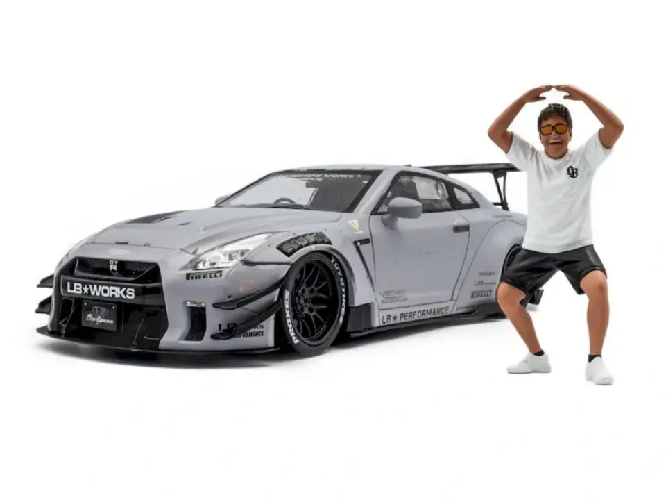 SOLIDO NISSAN GTR R35 LBWK Wataru Kato-San Figure 1:18